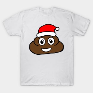 christmas poo emoji T-Shirt